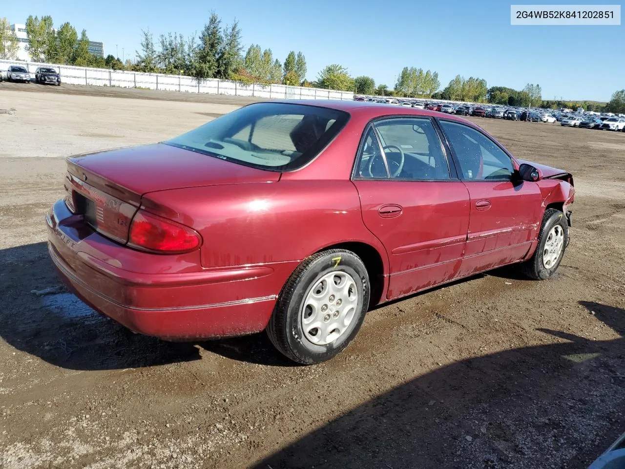 2004 Buick Regal Ls VIN: 2G4WB52K841202851 Lot: 73037054