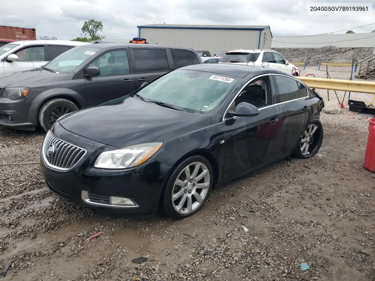 2011 Buick Regal Cxl VIN: 2G4G05GV7B9193961 Lot: 54771284