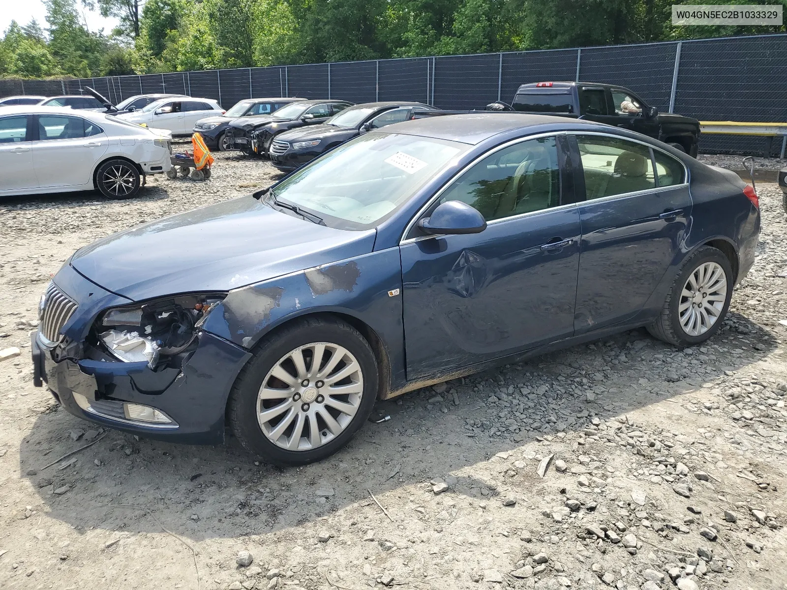 2011 Buick Regal Cxl VIN: W04GN5EC2B1033329 Lot: 56009384