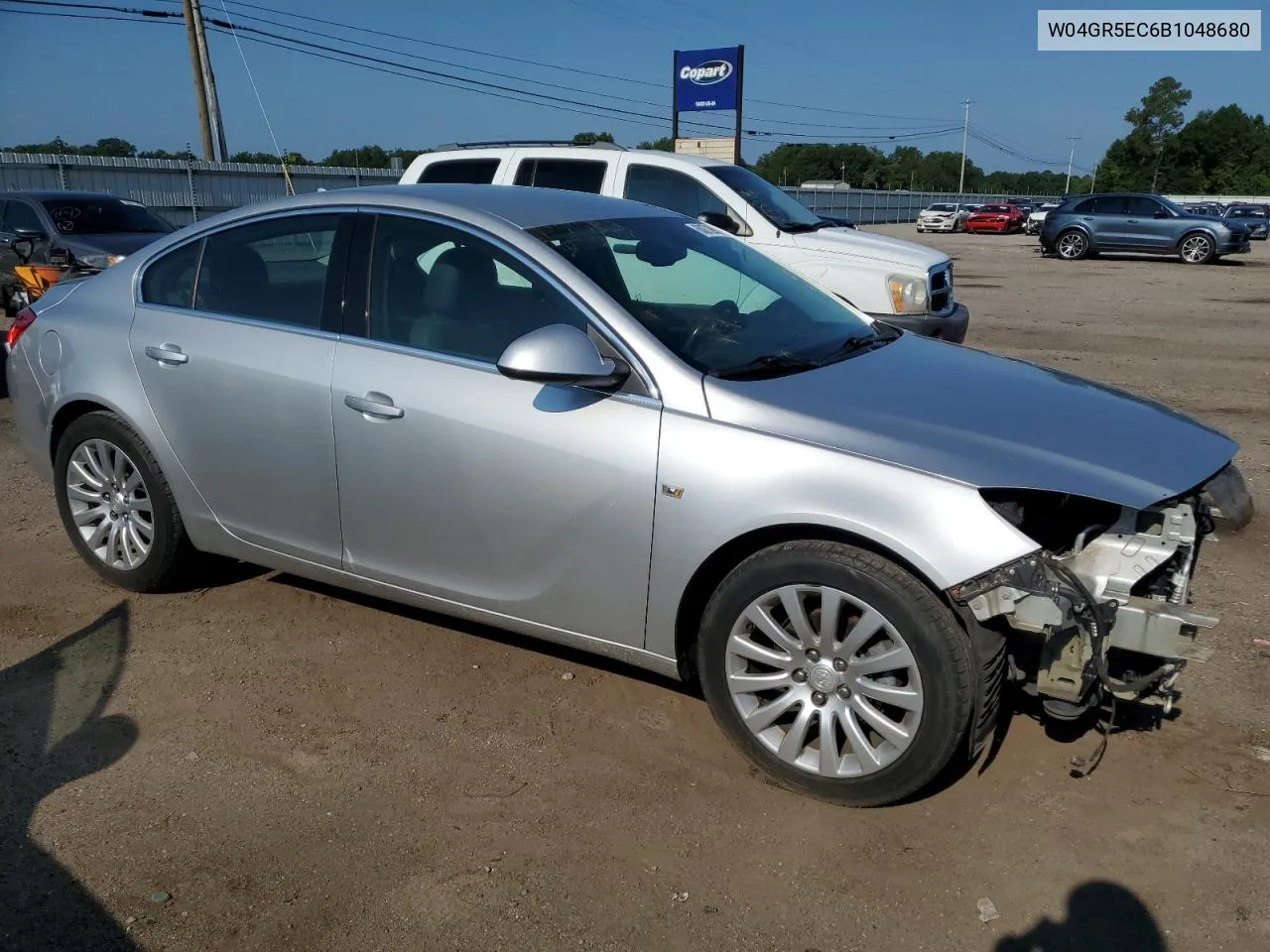 2011 Buick Regal Cxl VIN: W04GR5EC6B1048680 Lot: 60873994