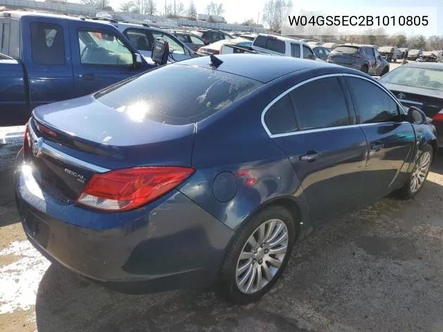 W04GS5EC2B1010805 2011 Buick Regal Cxl