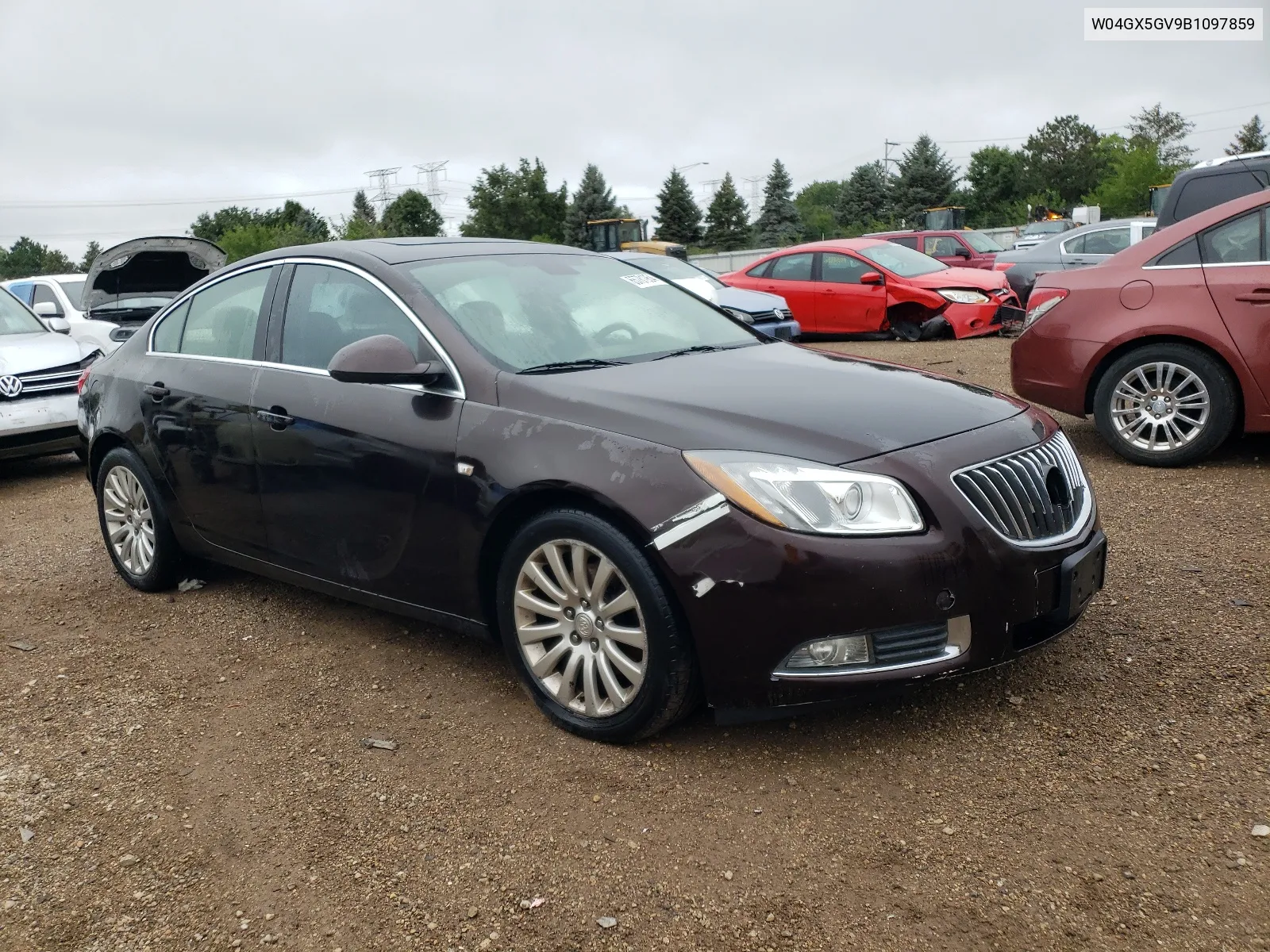 W04GX5GV9B1097859 2011 Buick Regal Cxl