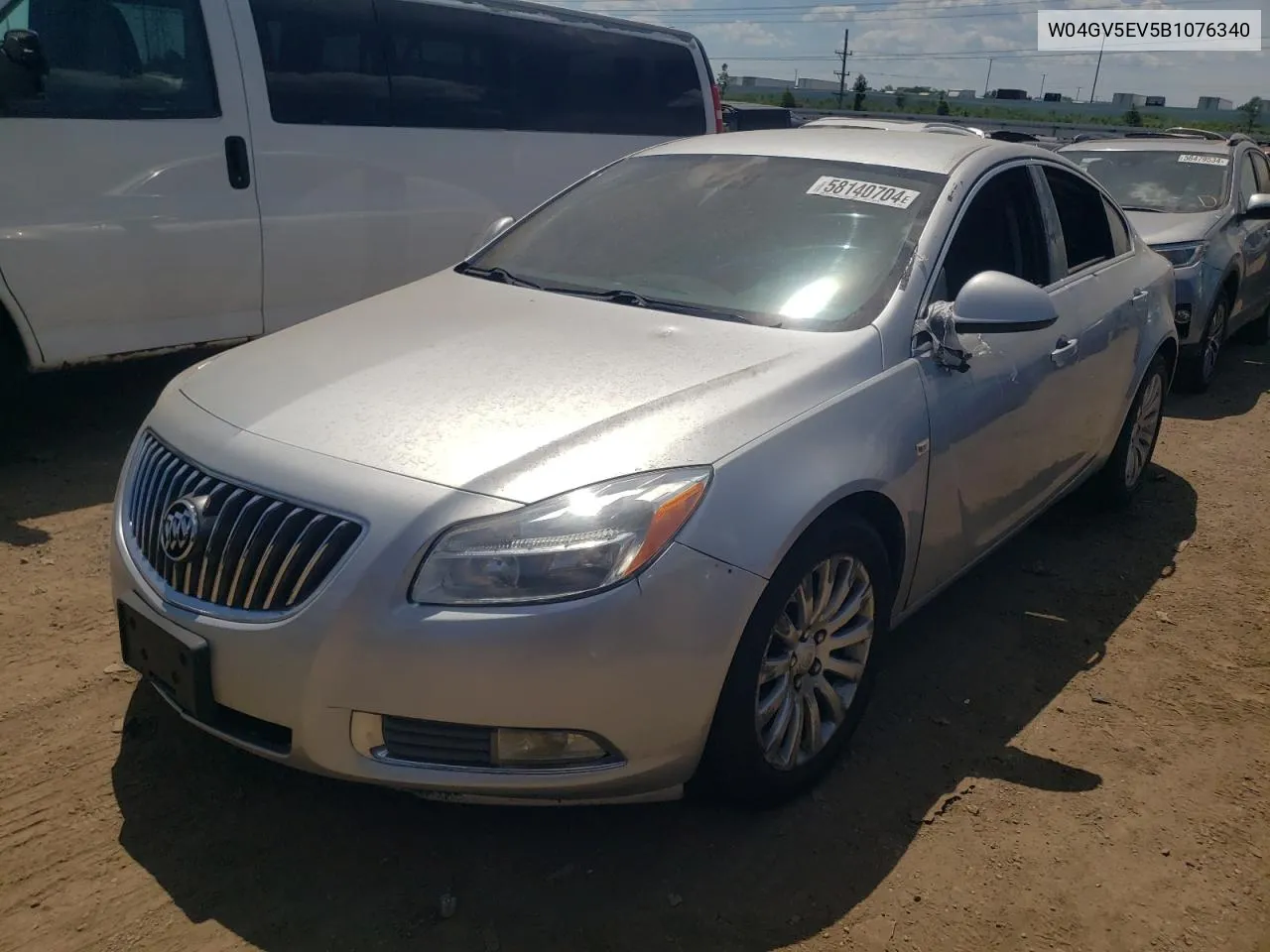 2011 Buick Regal Cxl VIN: W04GV5EV5B1076340 Lot: 66847104