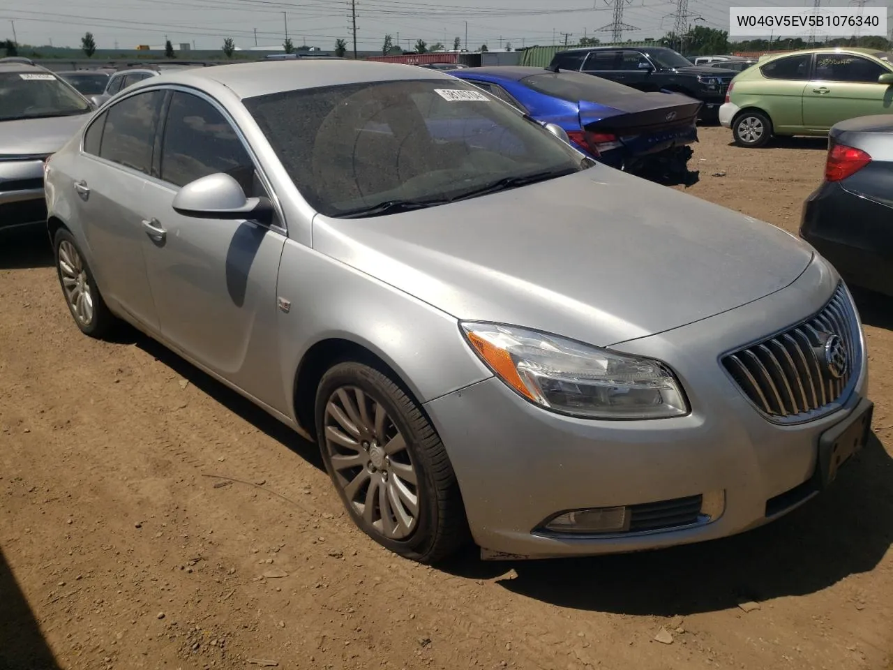 2011 Buick Regal Cxl VIN: W04GV5EV5B1076340 Lot: 66847104