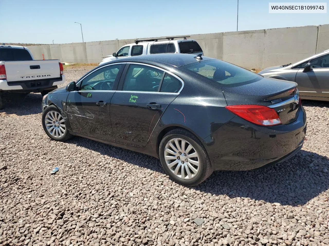 2011 Buick Regal Cxl VIN: W04GN5EC1B1099743 Lot: 68762944