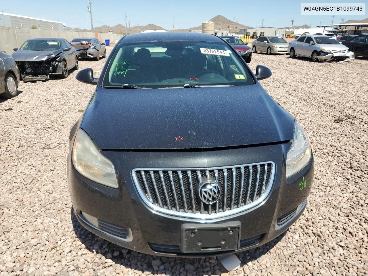 2011 Buick Regal Cxl VIN: W04GN5EC1B1099743 Lot: 68762944