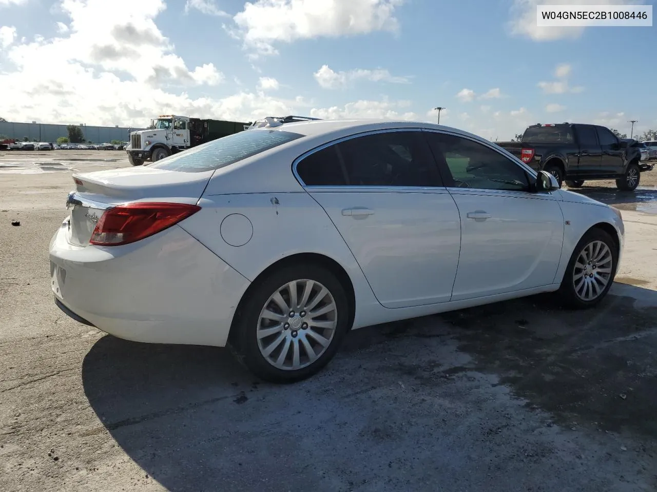 2011 Buick Regal Cxl VIN: W04GN5EC2B1008446 Lot: 69089784