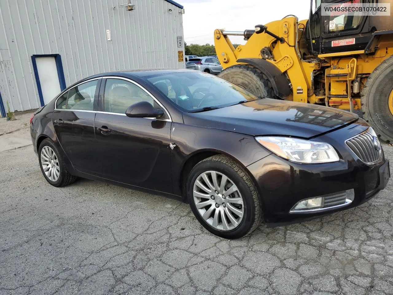 W04GS5EC0B1070422 2011 Buick Regal Cxl