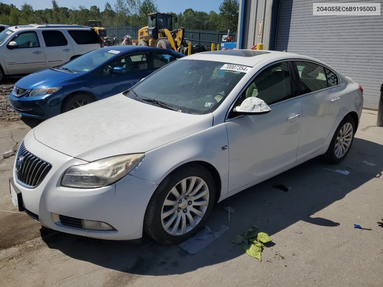 2011 Buick Regal Cxl VIN: 2G4GS5EC6B9195003 Lot: 70007354