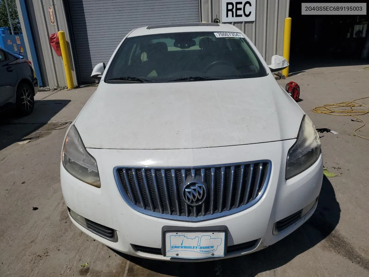 2011 Buick Regal Cxl VIN: 2G4GS5EC6B9195003 Lot: 70007354