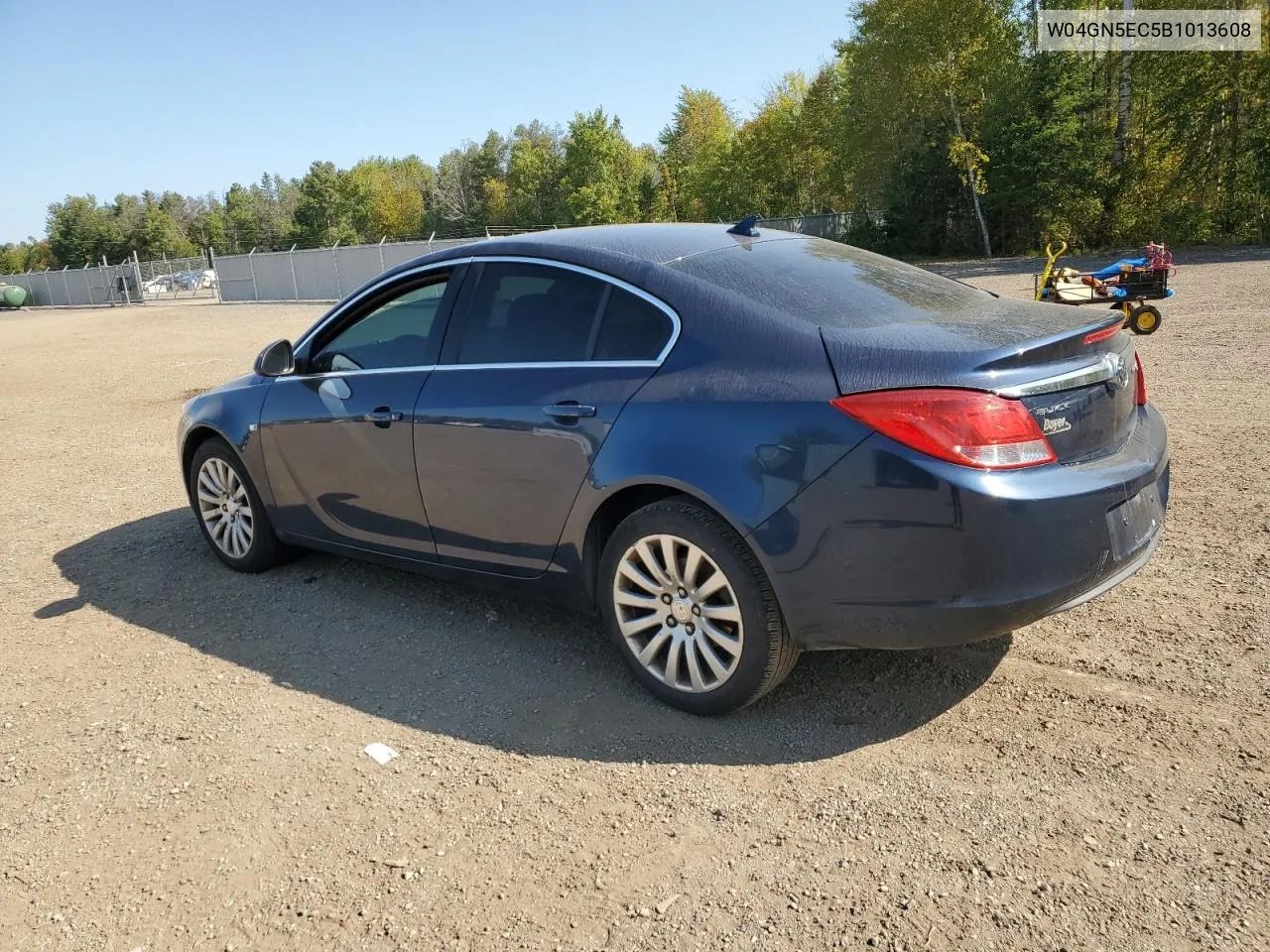 2011 Buick Regal Cxl VIN: W04GN5EC5B1013608 Lot: 70274204