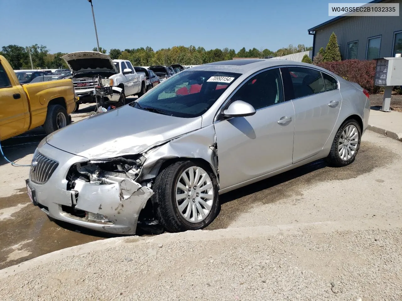 2011 Buick Regal Cxl VIN: W04GS5EC2B1032335 Lot: 70993154