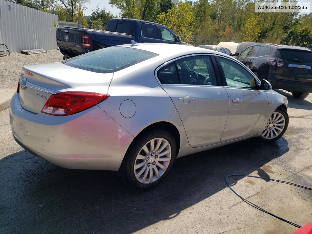 2011 Buick Regal Cxl VIN: W04GS5EC2B1032335 Lot: 70993154