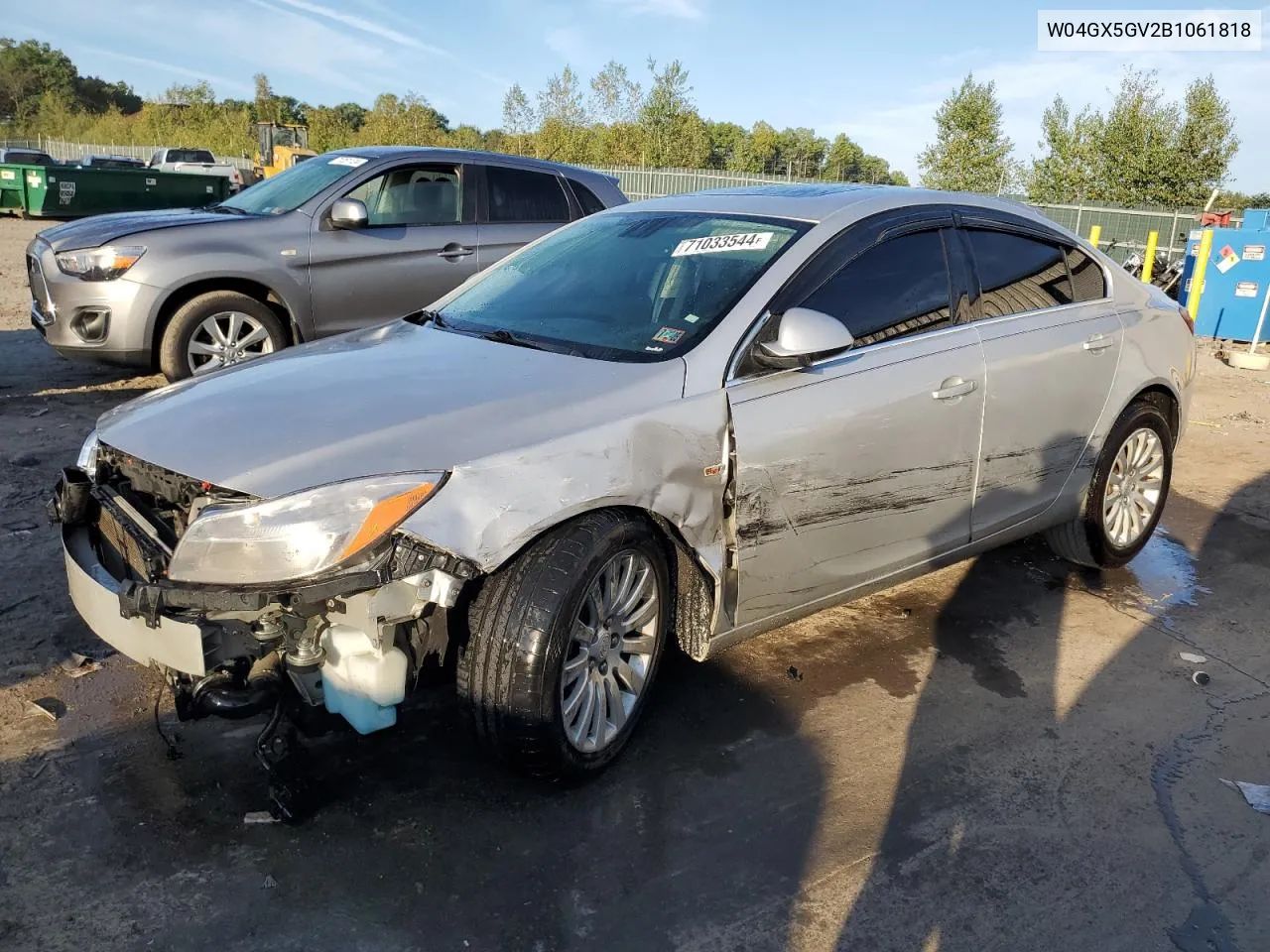 2011 Buick Regal Cxl VIN: W04GX5GV2B1061818 Lot: 71033544