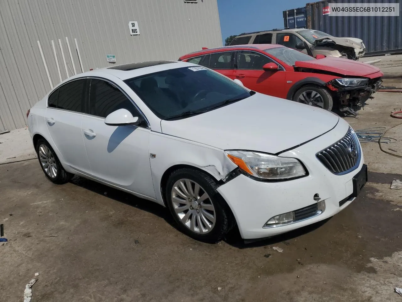 2011 Buick Regal Cxl VIN: W04GS5EC6B1012251 Lot: 71057634