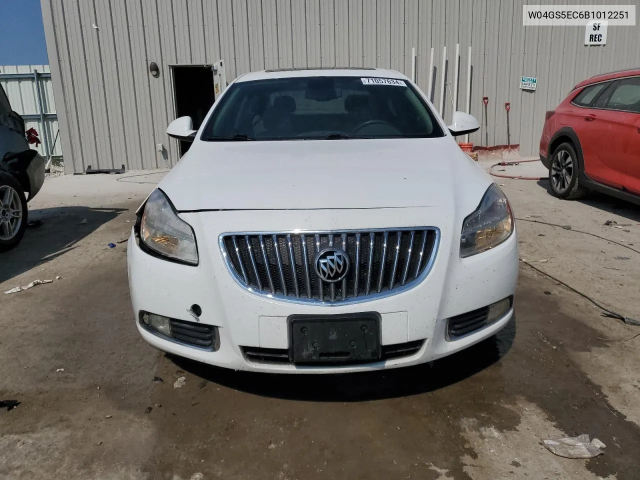 2011 Buick Regal Cxl VIN: W04GS5EC6B1012251 Lot: 71057634