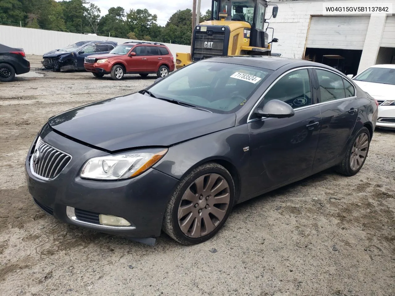 2011 Buick Regal Cxl VIN: W04G15GV5B1137842 Lot: 71783524