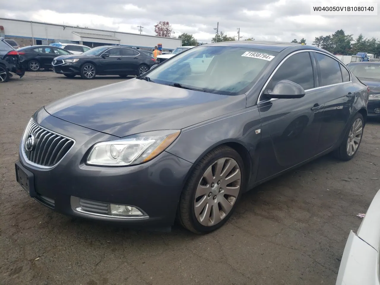 2011 Buick Regal Cxl VIN: W04G05GV1B1080140 Lot: 71938794