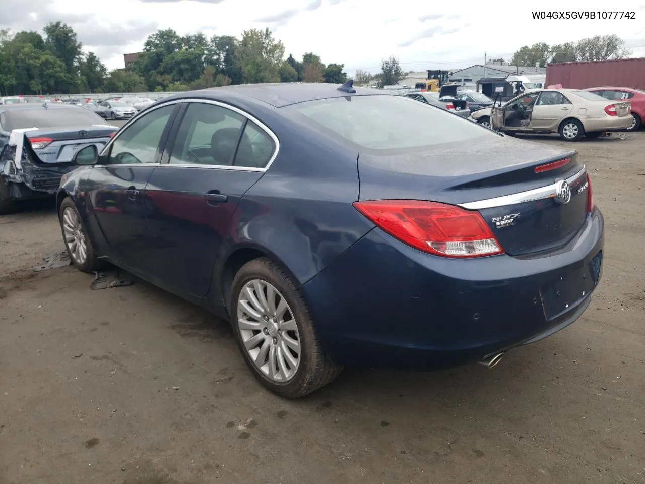 2011 Buick Regal Cxl VIN: W04GX5GV9B1077742 Lot: 72161084