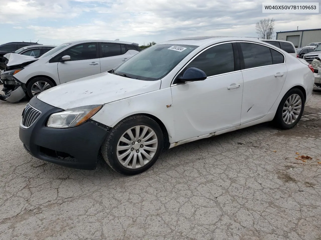 2011 Buick Regal Cxl VIN: W04GX5GV7B1109653 Lot: 73041834