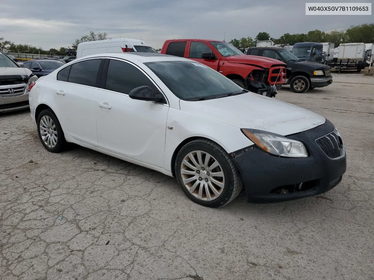 2011 Buick Regal Cxl VIN: W04GX5GV7B1109653 Lot: 73041834