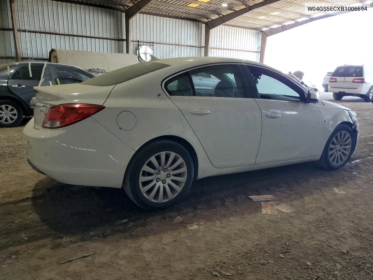 2011 Buick Regal Cxl VIN: W04GS5ECXB1006694 Lot: 73280844