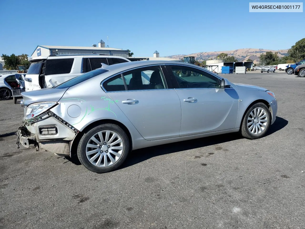 2011 Buick Regal Cxl VIN: W04GR5EC4B1001177 Lot: 73322564