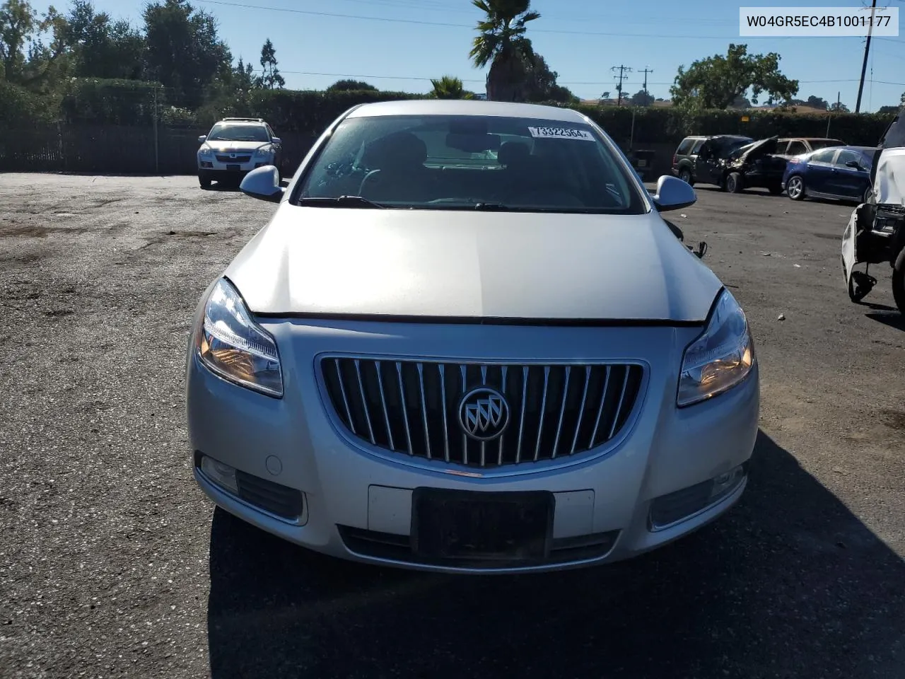 2011 Buick Regal Cxl VIN: W04GR5EC4B1001177 Lot: 73322564