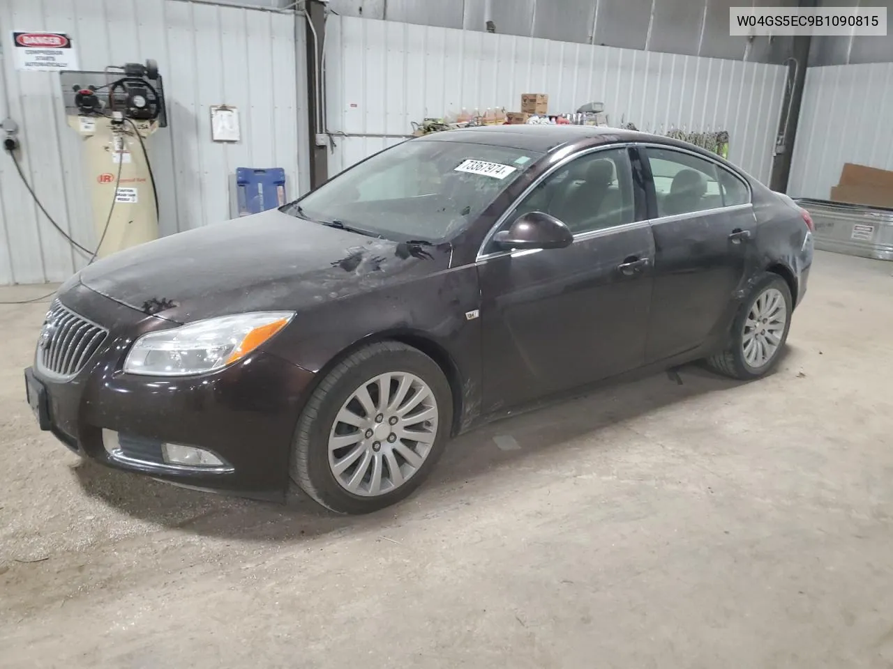 2011 Buick Regal Cxl VIN: W04GS5EC9B1090815 Lot: 73367974