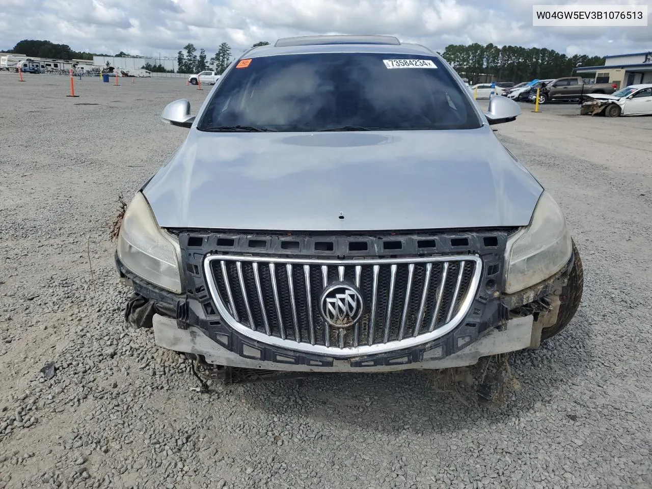 2011 Buick Regal Cxl VIN: W04GW5EV3B1076513 Lot: 73584234