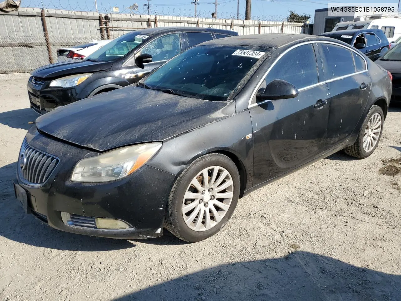 2011 Buick Regal Cxl VIN: W04GS5EC1B1058795 Lot: 73601324