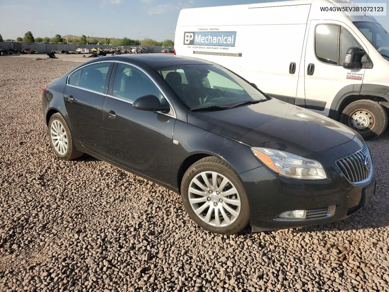 2011 Buick Regal Cxl VIN: W04GW5EV3B1072123 Lot: 73971584