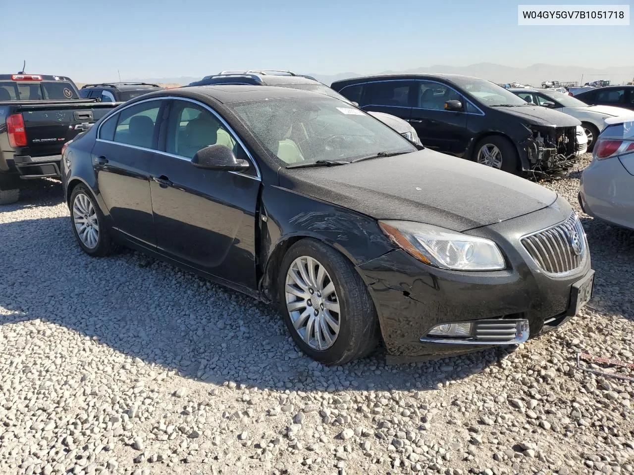 2011 Buick Regal Cxl VIN: W04GY5GV7B1051718 Lot: 73988874