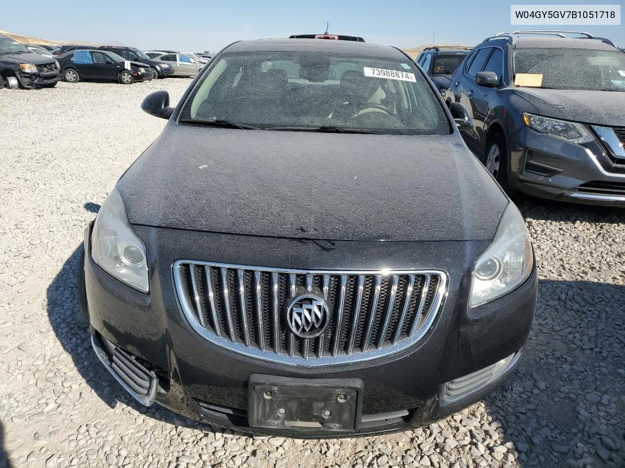 2011 Buick Regal Cxl VIN: W04GY5GV7B1051718 Lot: 73988874