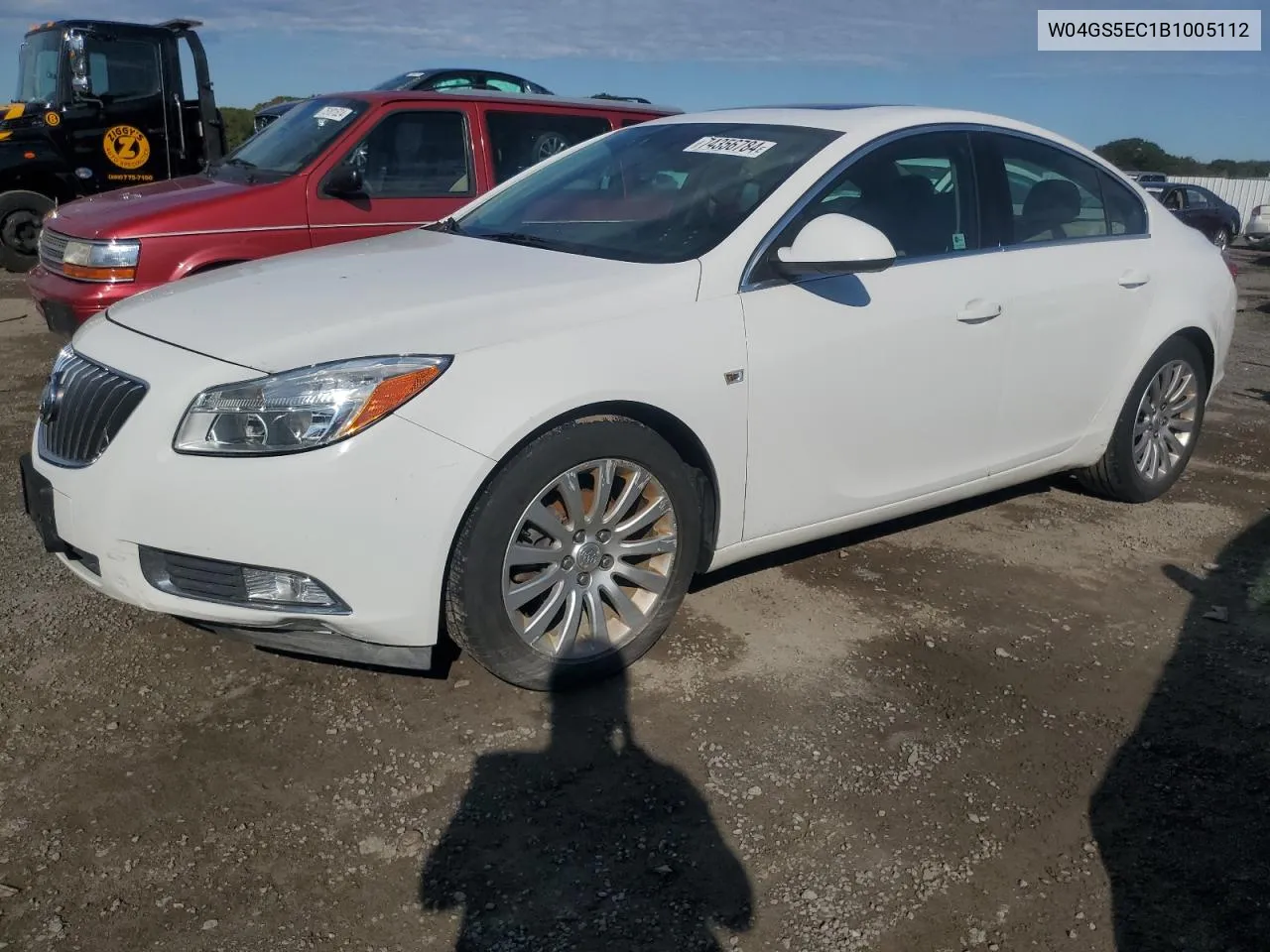 2011 Buick Regal Cxl VIN: W04GS5EC1B1005112 Lot: 74356784