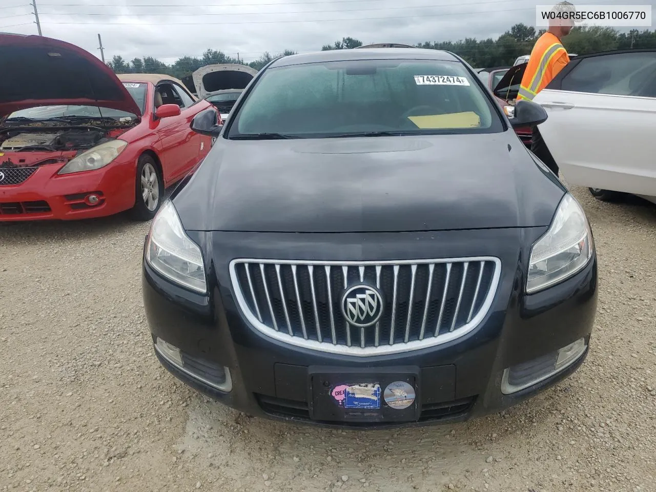 2011 Buick Regal Cxl VIN: W04GR5EC6B1006770 Lot: 74372474