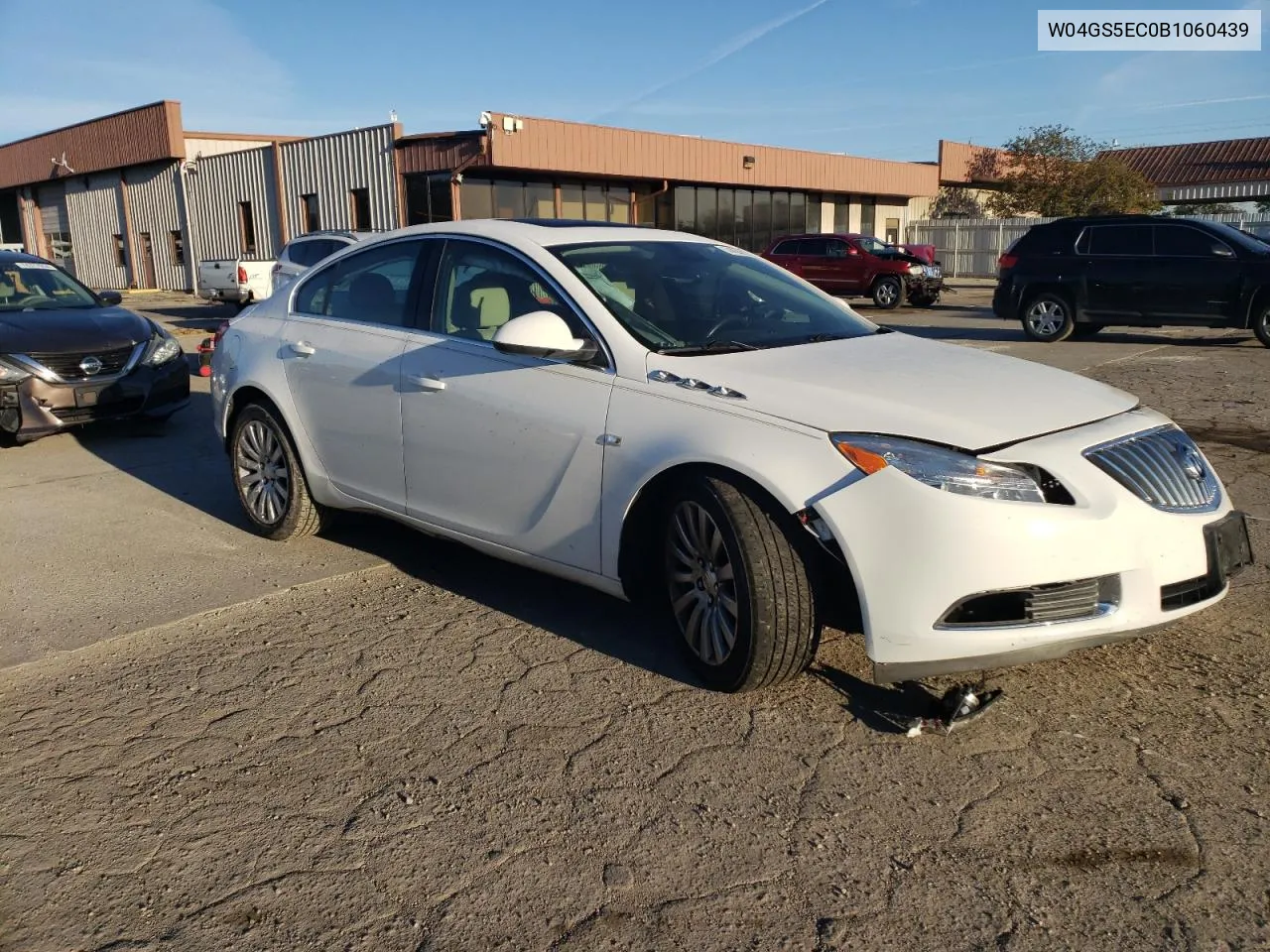 2011 Buick Regal Cxl VIN: W04GS5EC0B1060439 Lot: 74436214