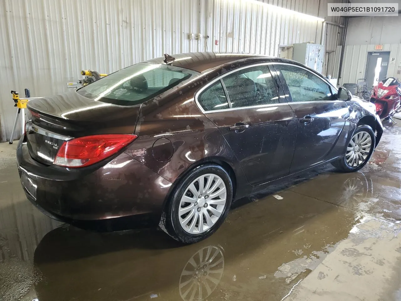 2011 Buick Regal Cxl VIN: W04GP5EC1B1091720 Lot: 74758284