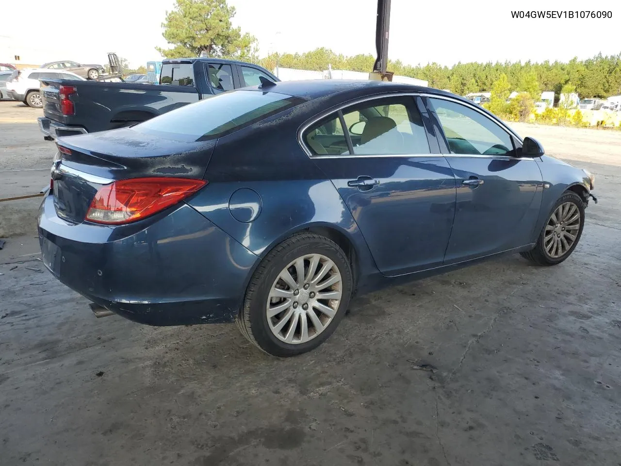 2011 Buick Regal Cxl VIN: W04GW5EV1B1076090 Lot: 74891904