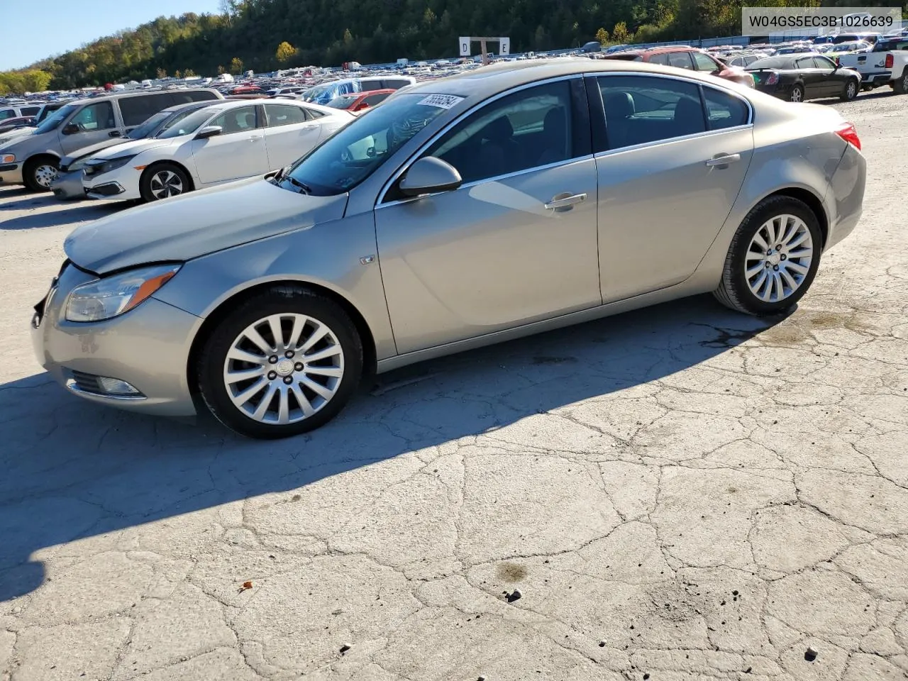 2011 Buick Regal Cxl VIN: W04GS5EC3B1026639 Lot: 75656264