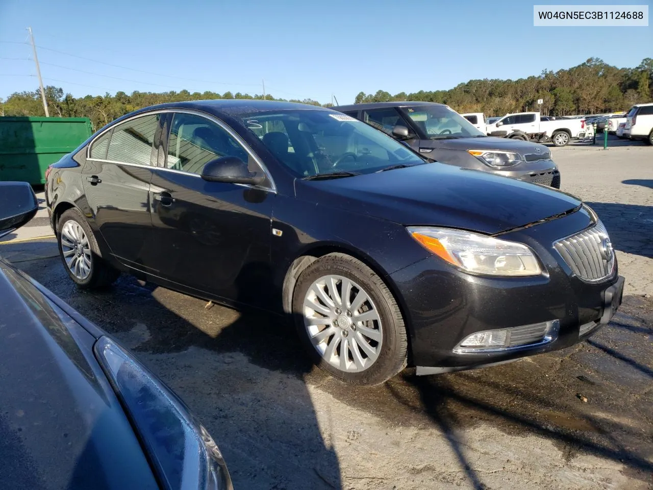 2011 Buick Regal Cxl VIN: W04GN5EC3B1124688 Lot: 75833674