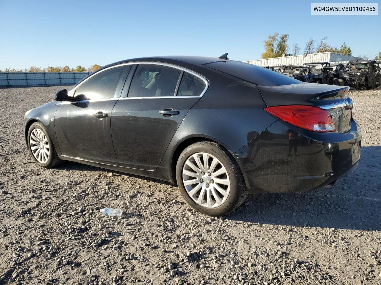 2011 Buick Regal Cxl VIN: W04GW5EV8B1109456 Lot: 76458044