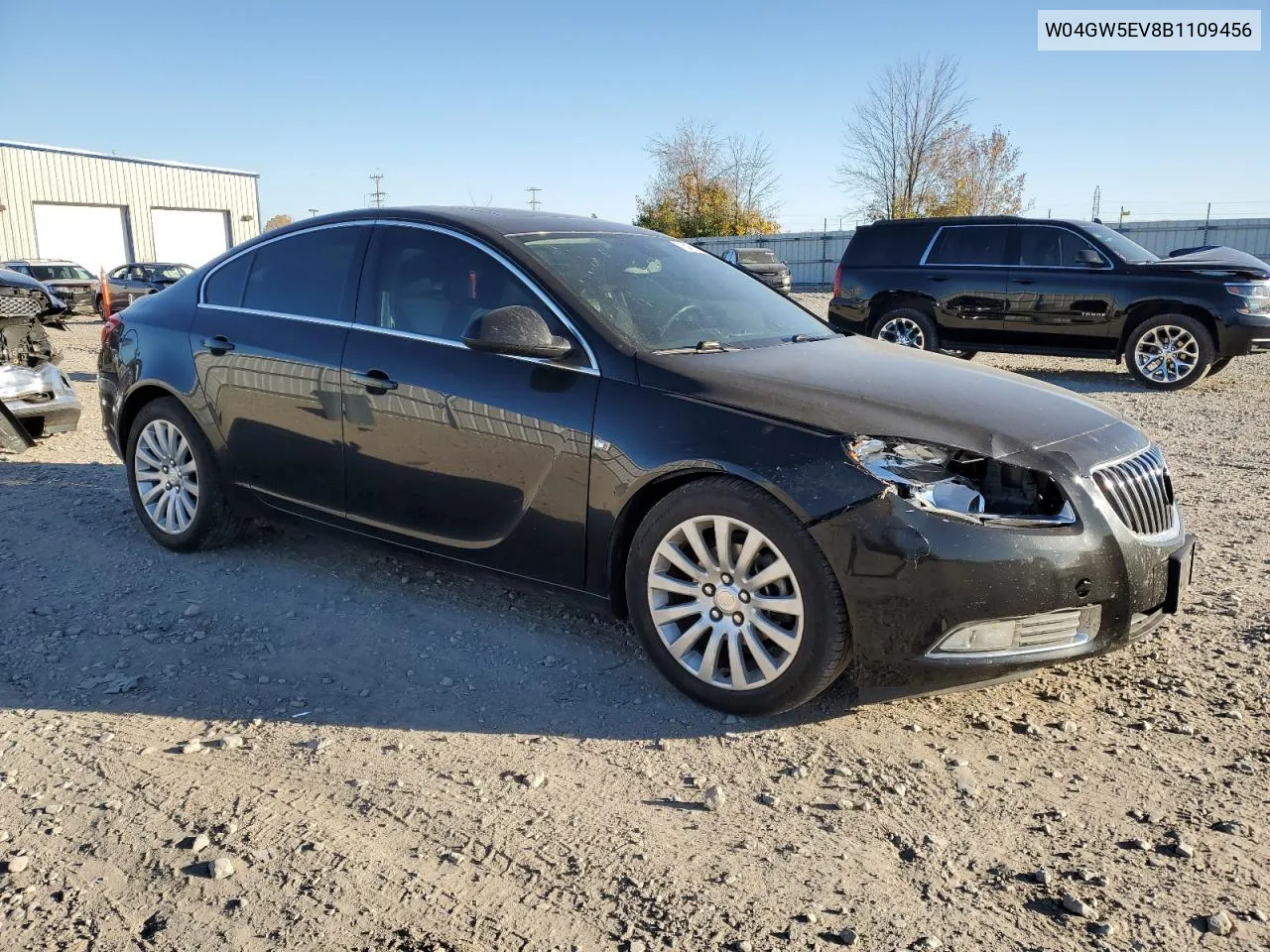 2011 Buick Regal Cxl VIN: W04GW5EV8B1109456 Lot: 76458044