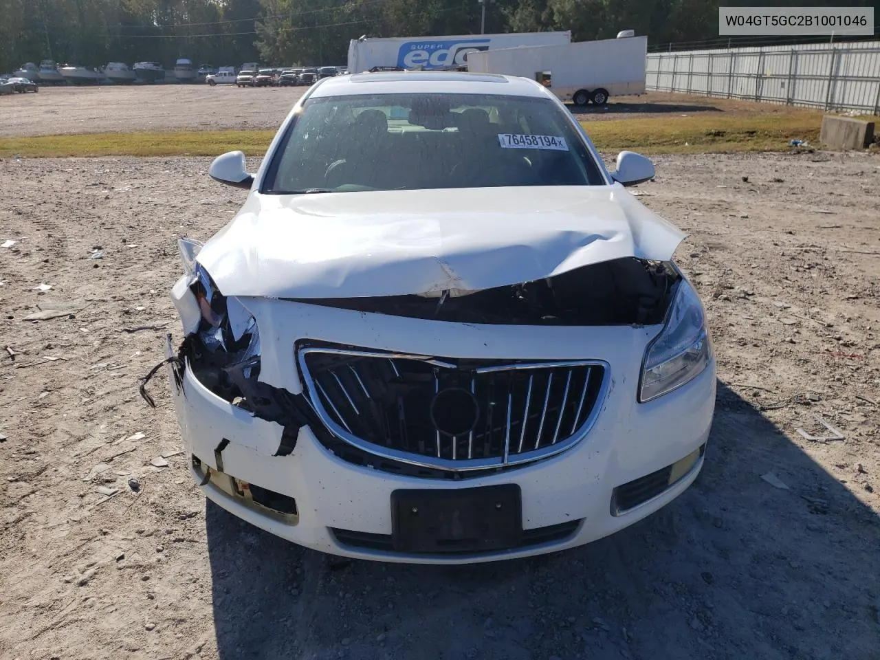 2011 Buick Regal Cxl VIN: W04GT5GC2B1001046 Lot: 76458194