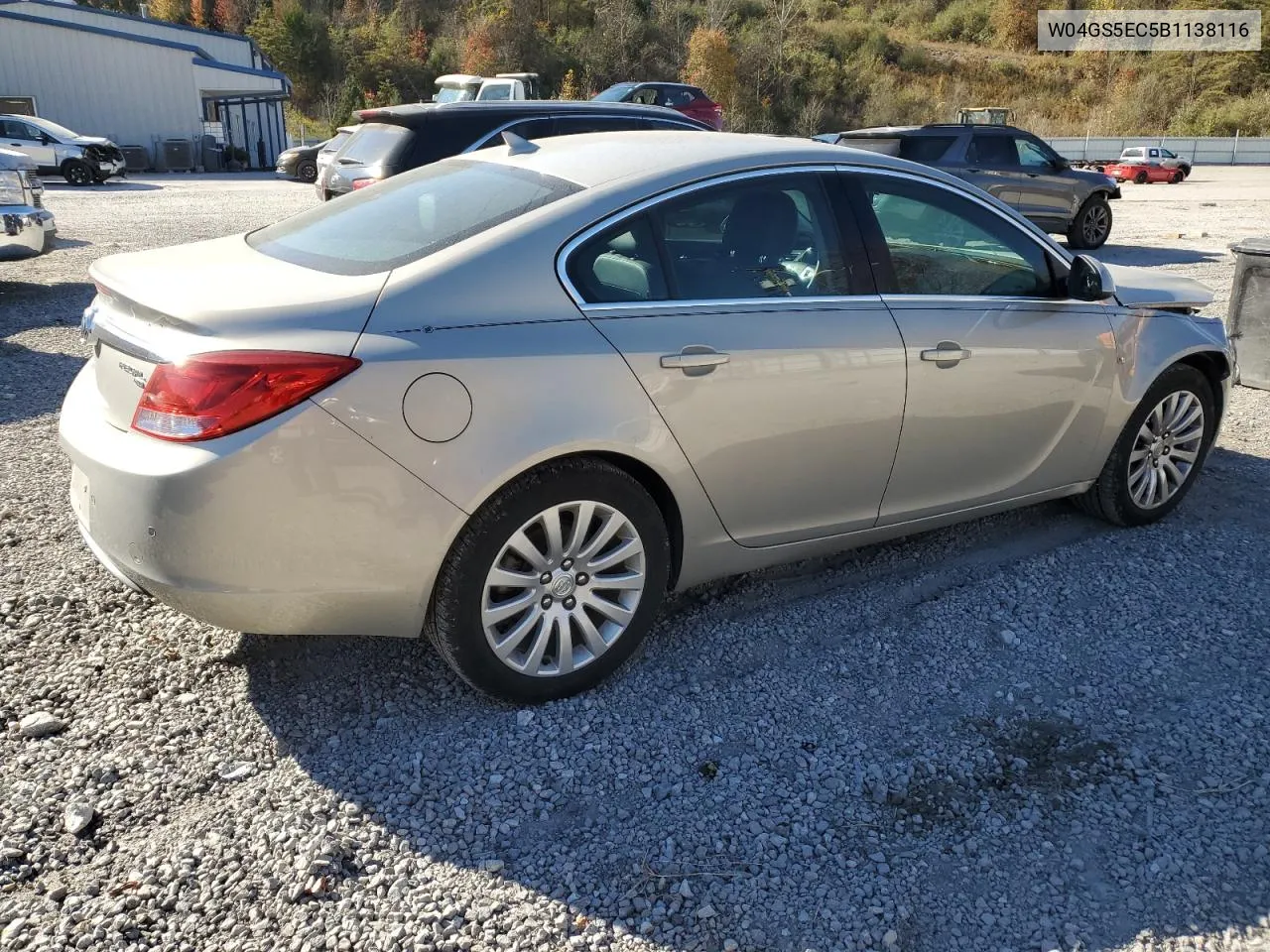 2011 Buick Regal Cxl VIN: W04GS5EC5B1138116 Lot: 76500954