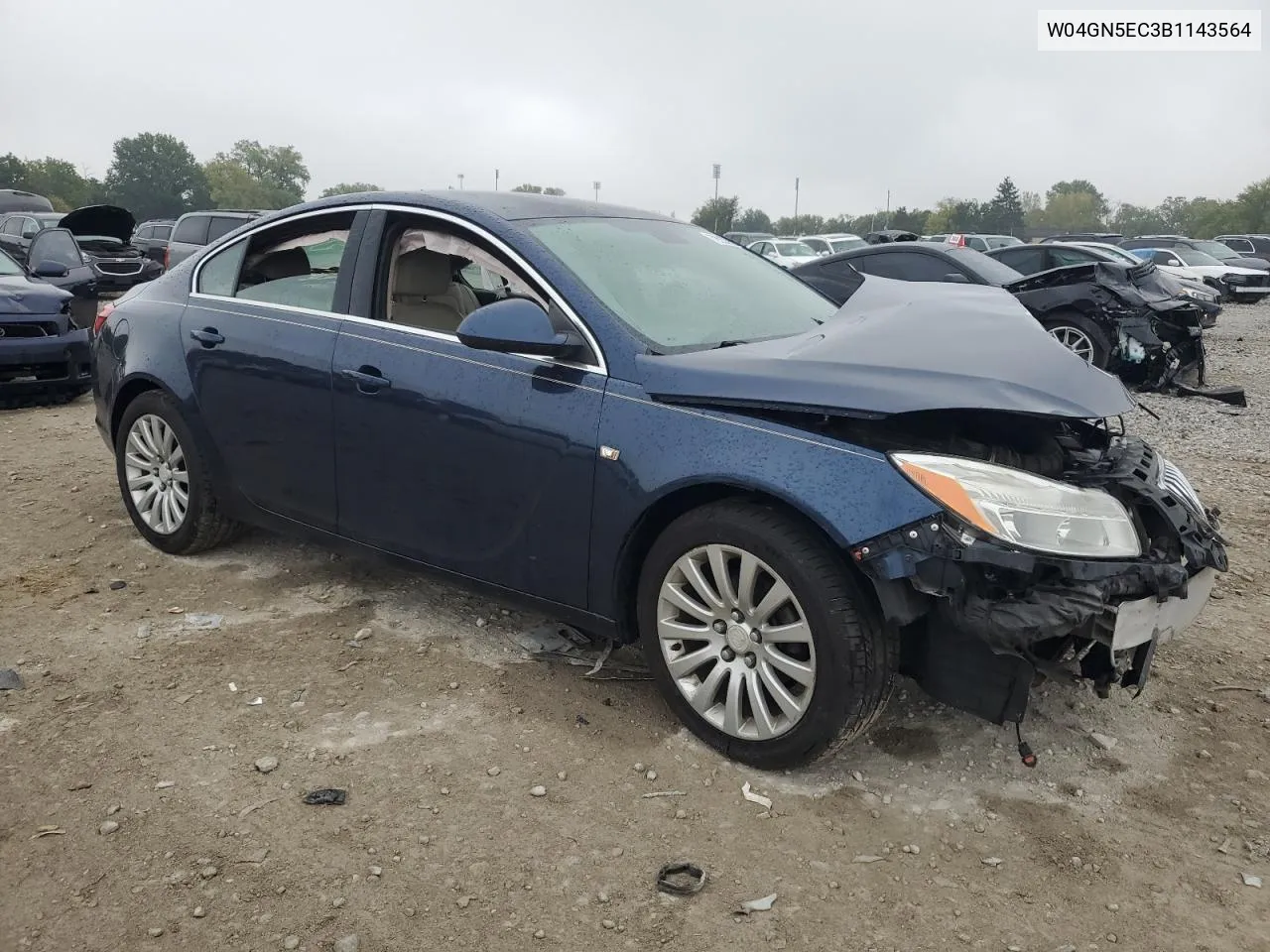 2011 Buick Regal Cxl VIN: W04GN5EC3B1143564 Lot: 76599564