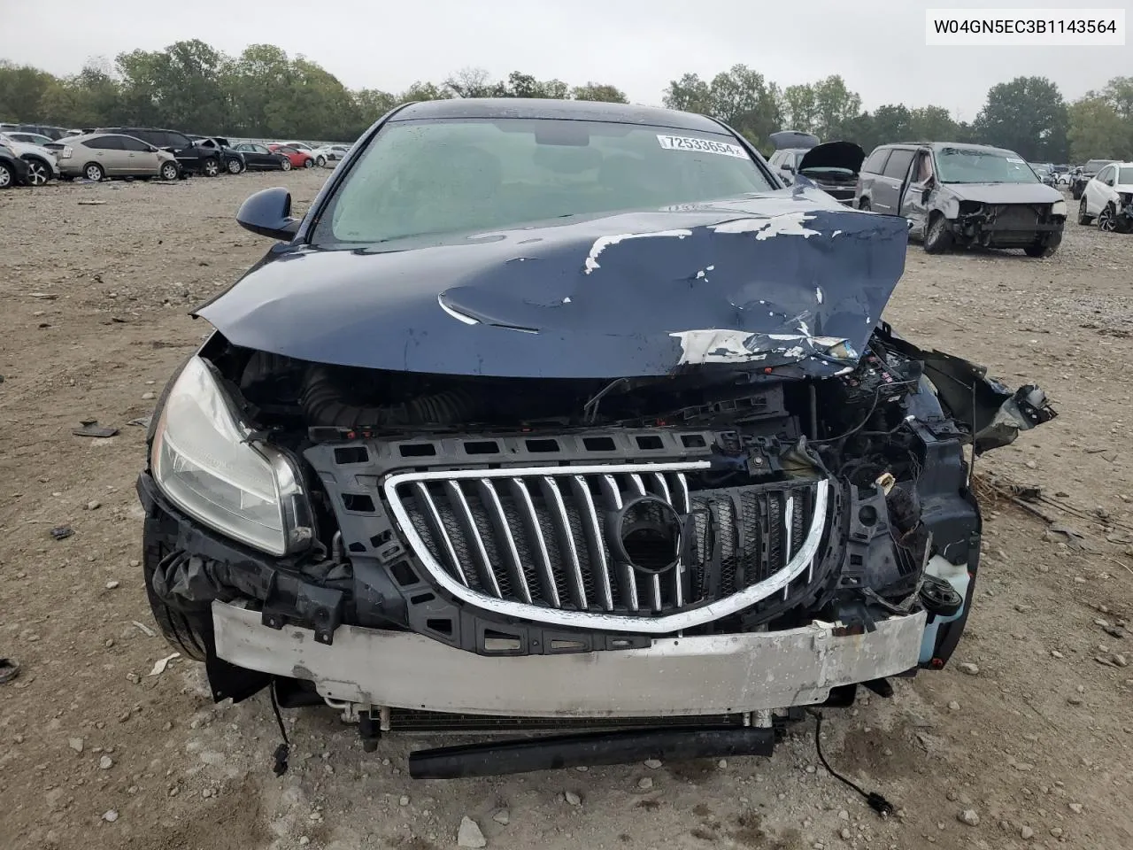 2011 Buick Regal Cxl VIN: W04GN5EC3B1143564 Lot: 76599564