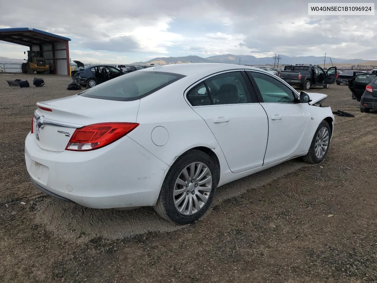 2011 Buick Regal Cxl VIN: W04GN5EC1B1096924 Lot: 76880434