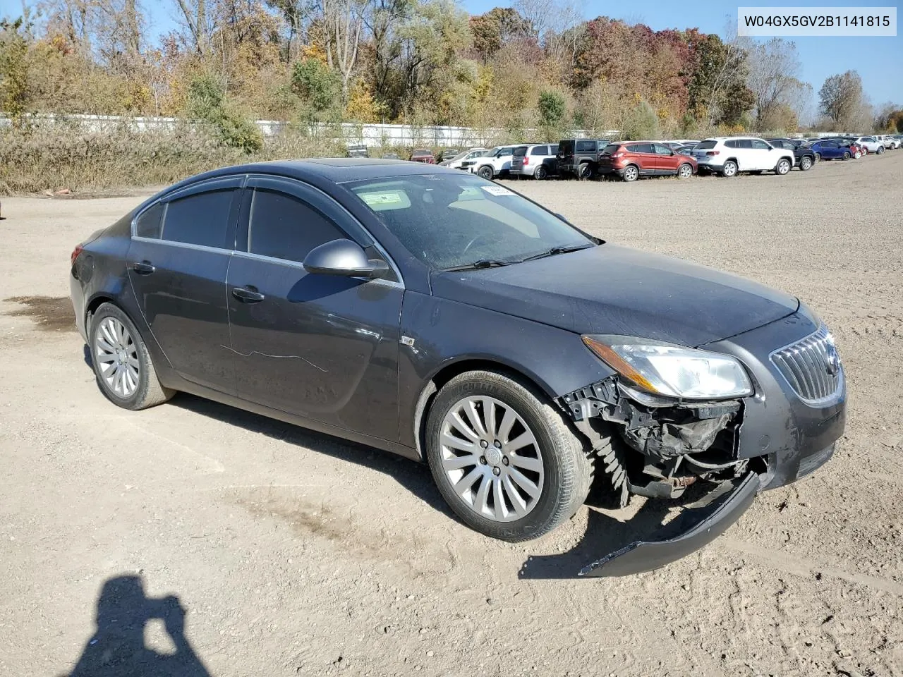 2011 Buick Regal Cxl VIN: W04GX5GV2B1141815 Lot: 76996084