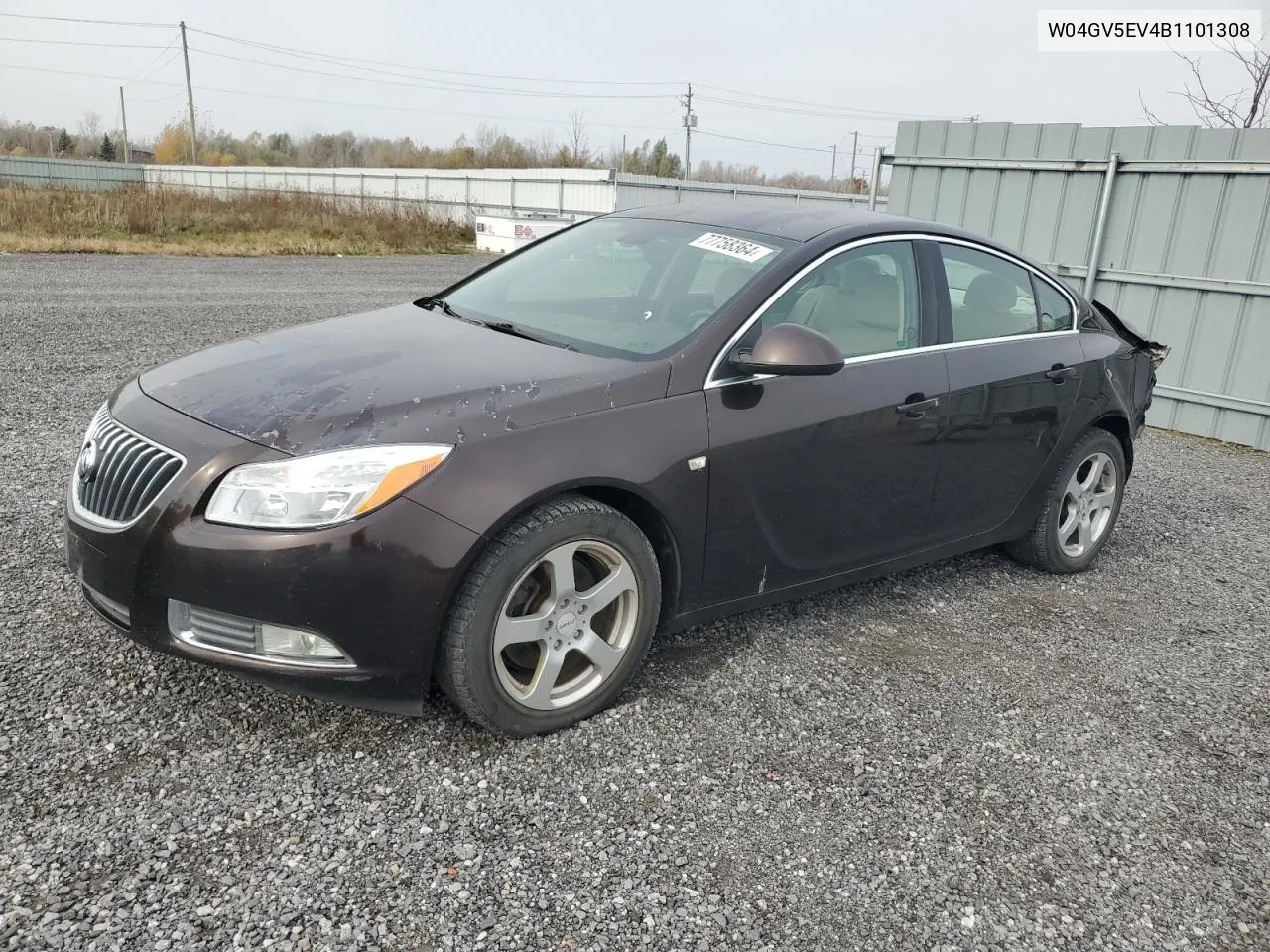 2011 Buick Regal Cxl VIN: W04GV5EV4B1101308 Lot: 77758364